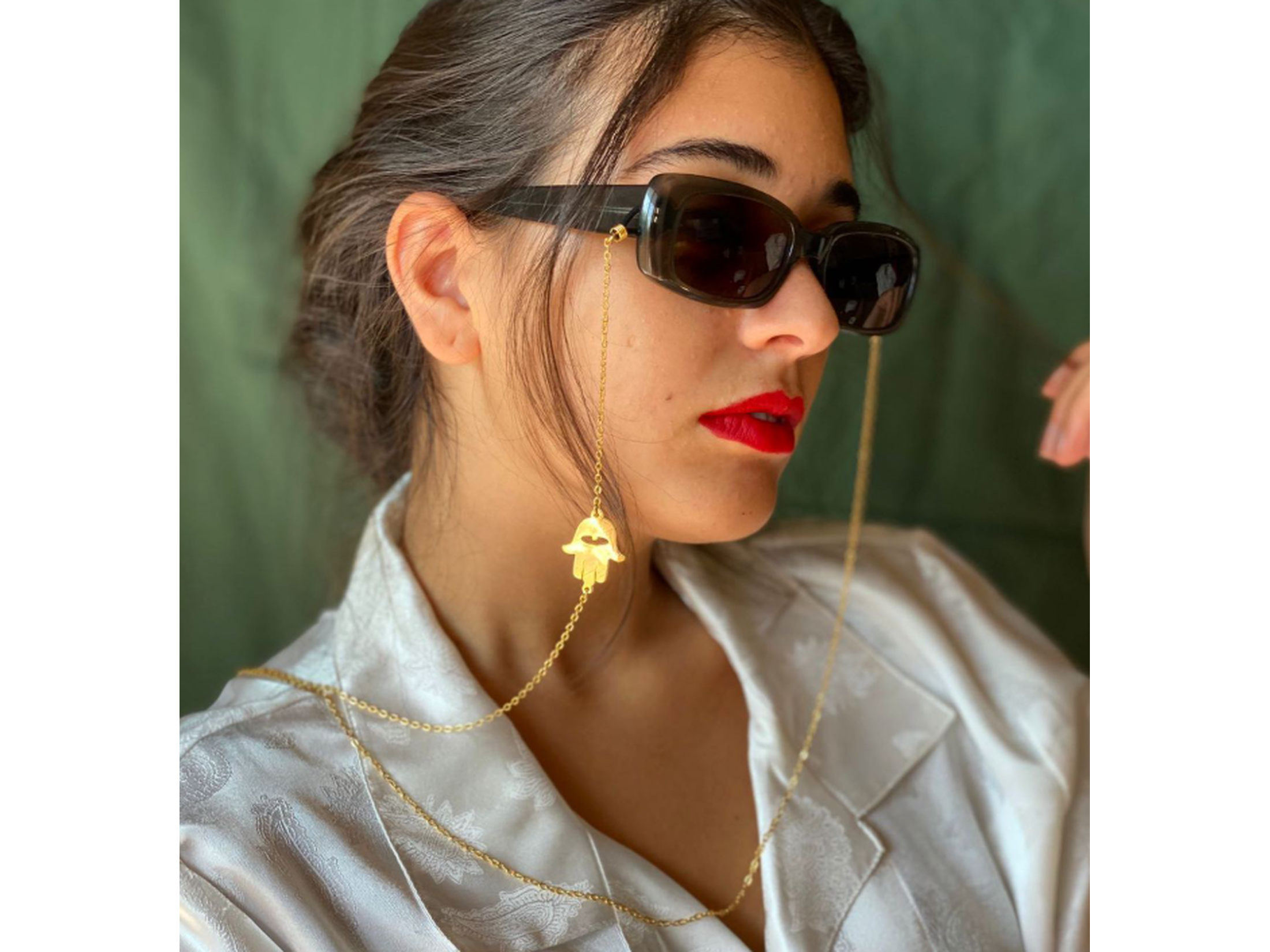 Bia Cord HAMSA Chain