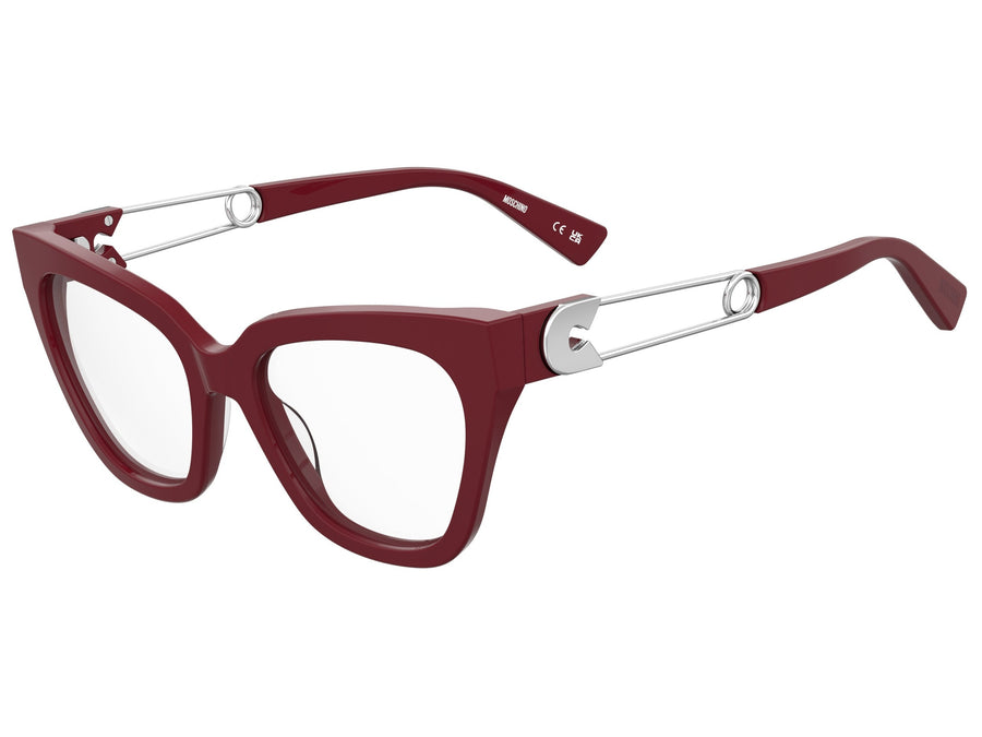 Moschino Square Frames - MOS638 BURGUNDY