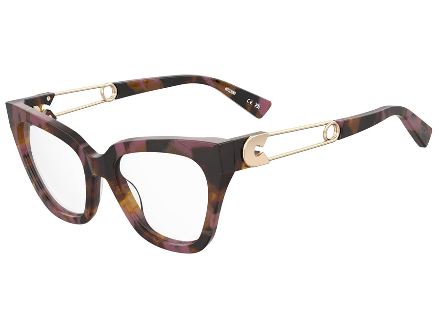 Moschino Square Frames - MOS638 HAVANA PLUM