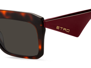 Etro Square Sunglasses - ETRO 0045/G/S Havana Burgundy