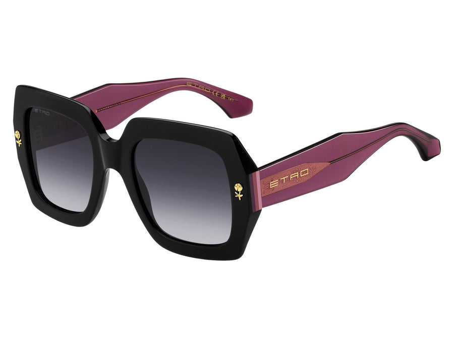 Etro Square Sunglasses - ETRO 0011/S Black Violet