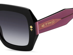 Etro Square Sunglasses - ETRO 0011/S Black Violet