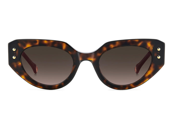 Carolina Herrera Cat-Eye Sunglasses - HER 0221/G/S HAVANA RED