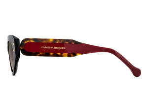 Carolina Herrera Cat-Eye Sunglasses - HER 0221/G/S HAVANA RED