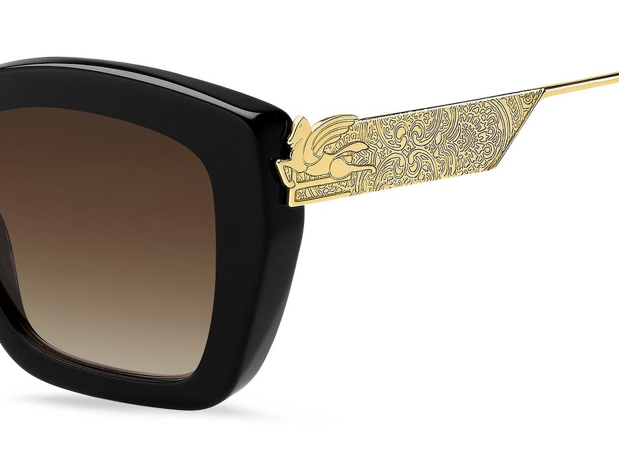 Etro Cat-Eye Sunglasses - ETRO 0039/G/S Black Gold