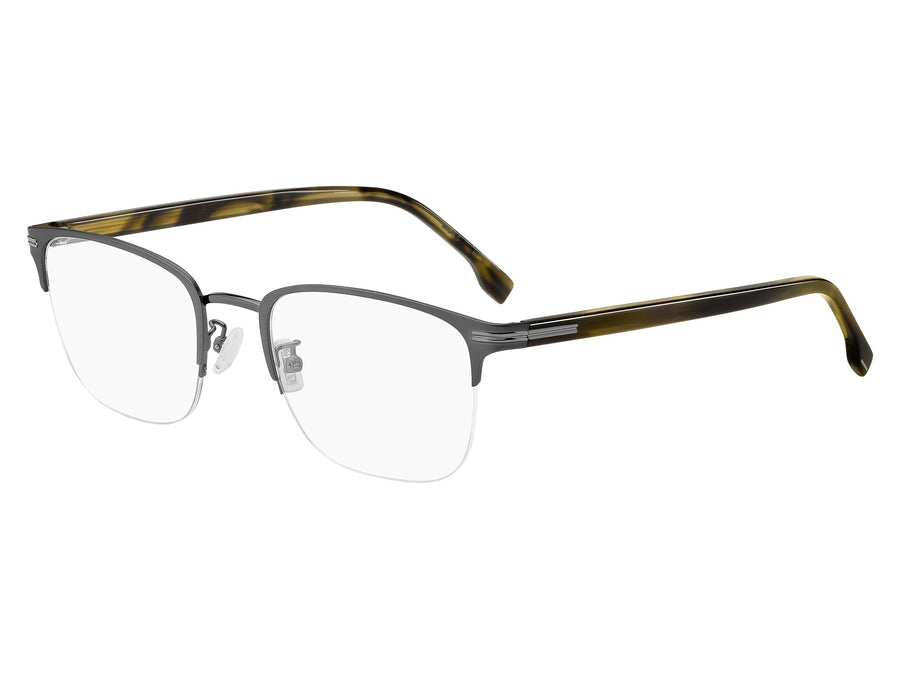 BOSS Square Frames - BOSS 1729/G MATTE RUTHENIUM BLACK