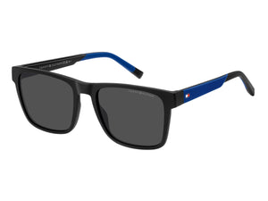 Tommy Hilfiger Square Sunglasses - TH 2144/S BLACK BLUE