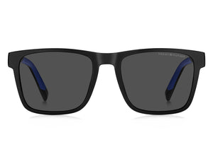 Tommy Hilfiger Square Sunglasses - TH 2144/S BLACK BLUE