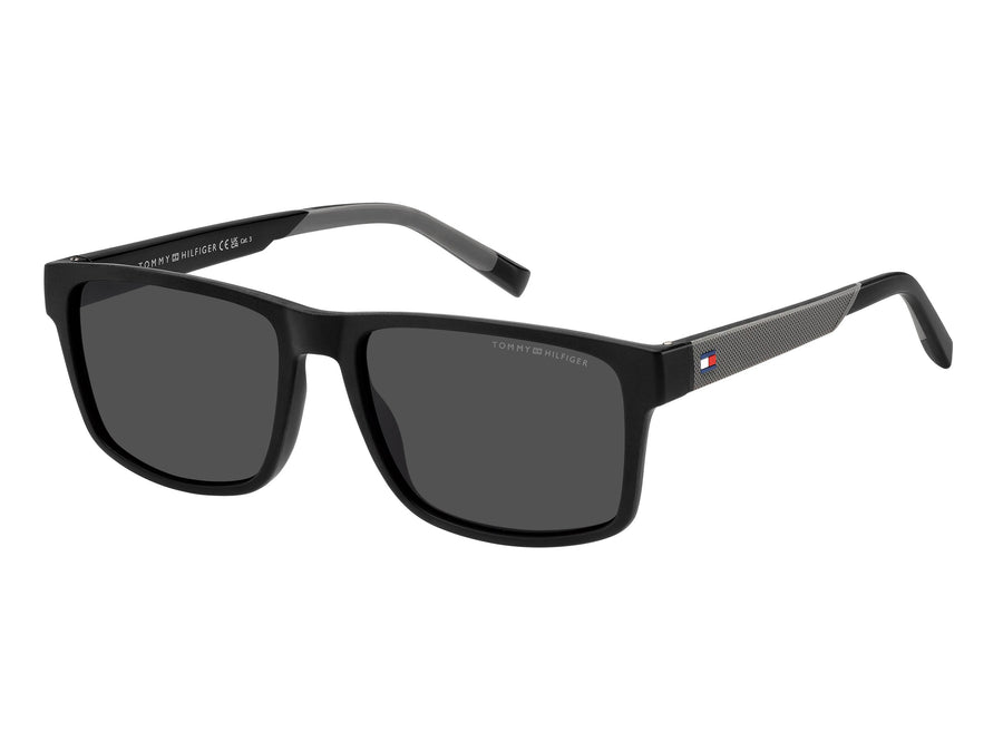 Tommy Hilfiger Square Sunglasses - TH 2142/S BLACK GREY