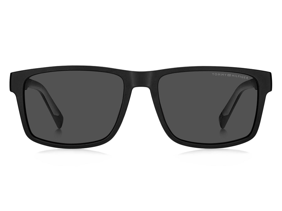 Tommy Hilfiger Square Sunglasses - TH 2142/S BLACK GREY