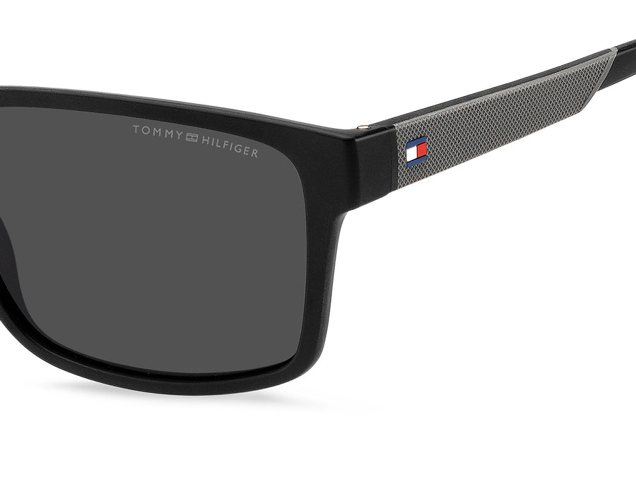 Tommy Hilfiger Square Sunglasses - TH 2142/S BLACK GREY