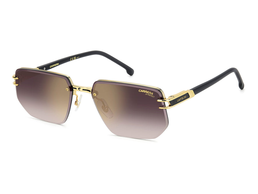 Carrera Square Sunglasses - CARRERA 1070/S MATTE BLACK GOLD