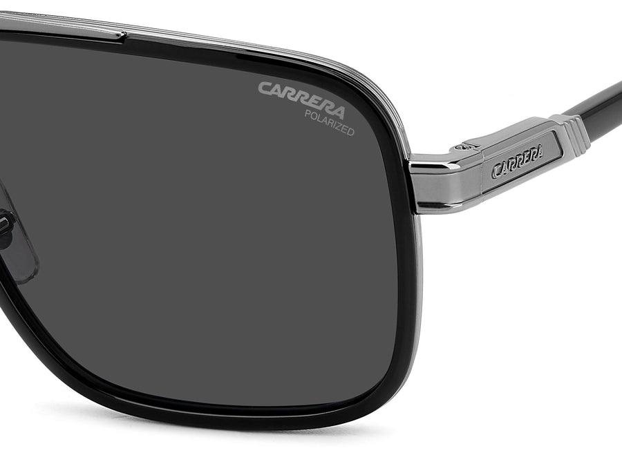 Carrera Square Sunglasses - CARRERA 1071/S BLACK DARK RUTHENIUM