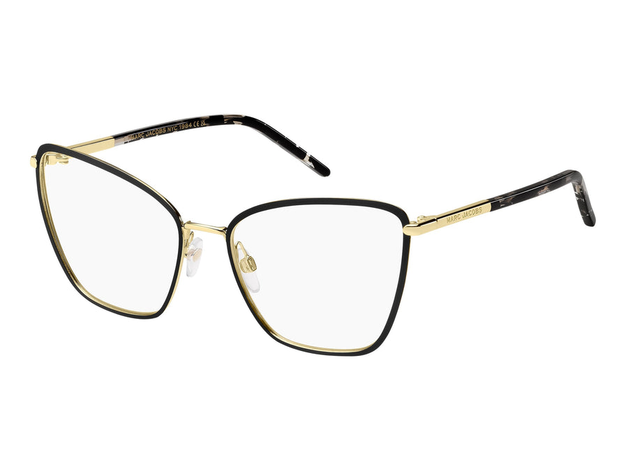 Marc Jacobs Square Frames - MARC 776 MATTE BLACK GOLD