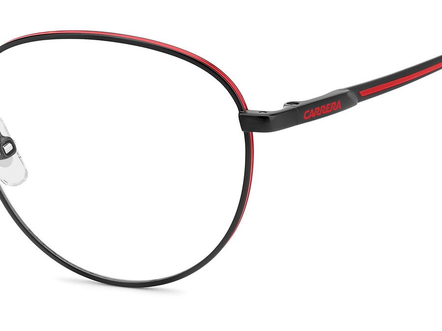 Carrera Round Frames - CARRERA 8908 MATTE BLACK RED