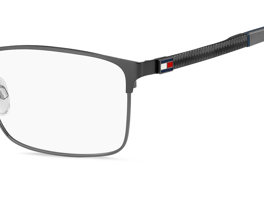 Tommy Hilfiger Square Frames - TH 2139 MATTE DARK RUTHENIUM