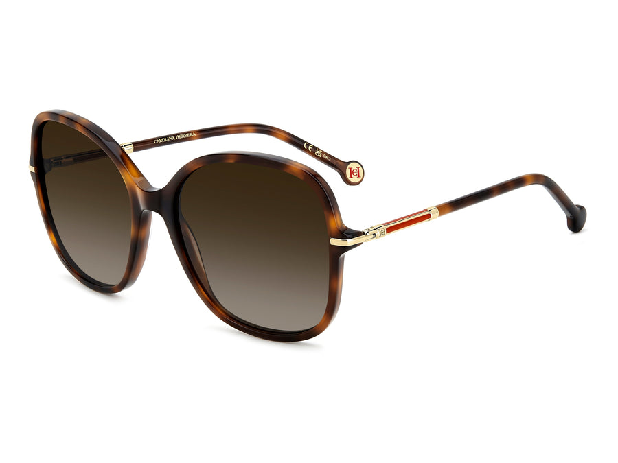 Carolina Herrera Square Sunglasses - HER 0269/S HAVANA