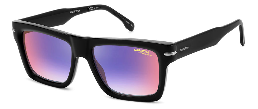 Carrera Square Sunglasses - CARRERA 305/S Black