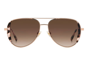 kate spade Aviator Sunglasses - KS NAVY/G/S ROSE GOLD