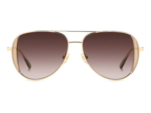 kate spade Aviator Sunglasses - KS NAVY/G/S CRYSTAL GOLD GLITTER