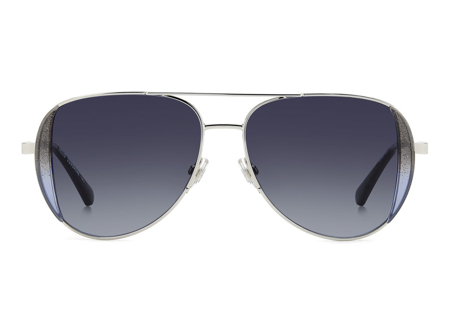 kate spade Aviator Sunglasses - KS NAVY/G/S BLACK GLITTER PALLADIUM