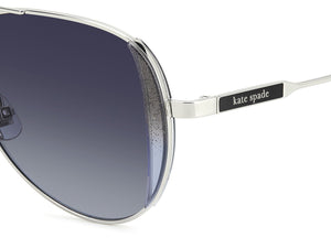 kate spade Aviator Sunglasses - KS NAVY/G/S BLACK GLITTER PALLADIUM