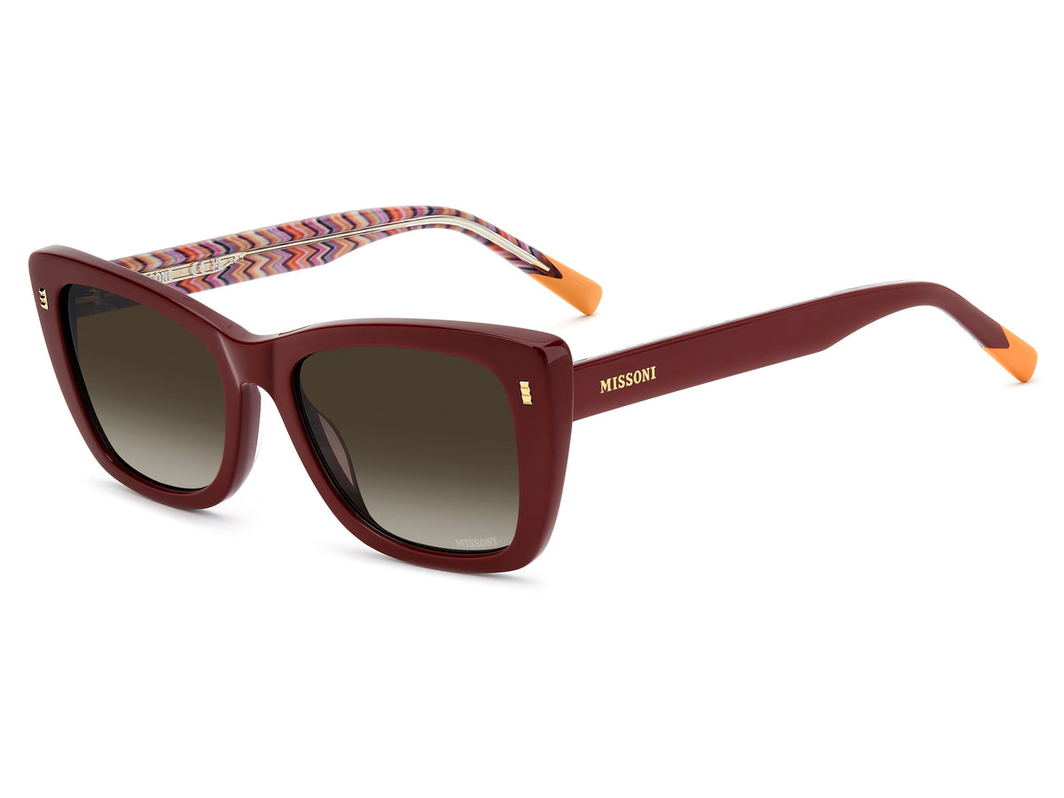 Missoni Burgundy Red Marble Square Sunglasses with Case Missoni Women main image 3