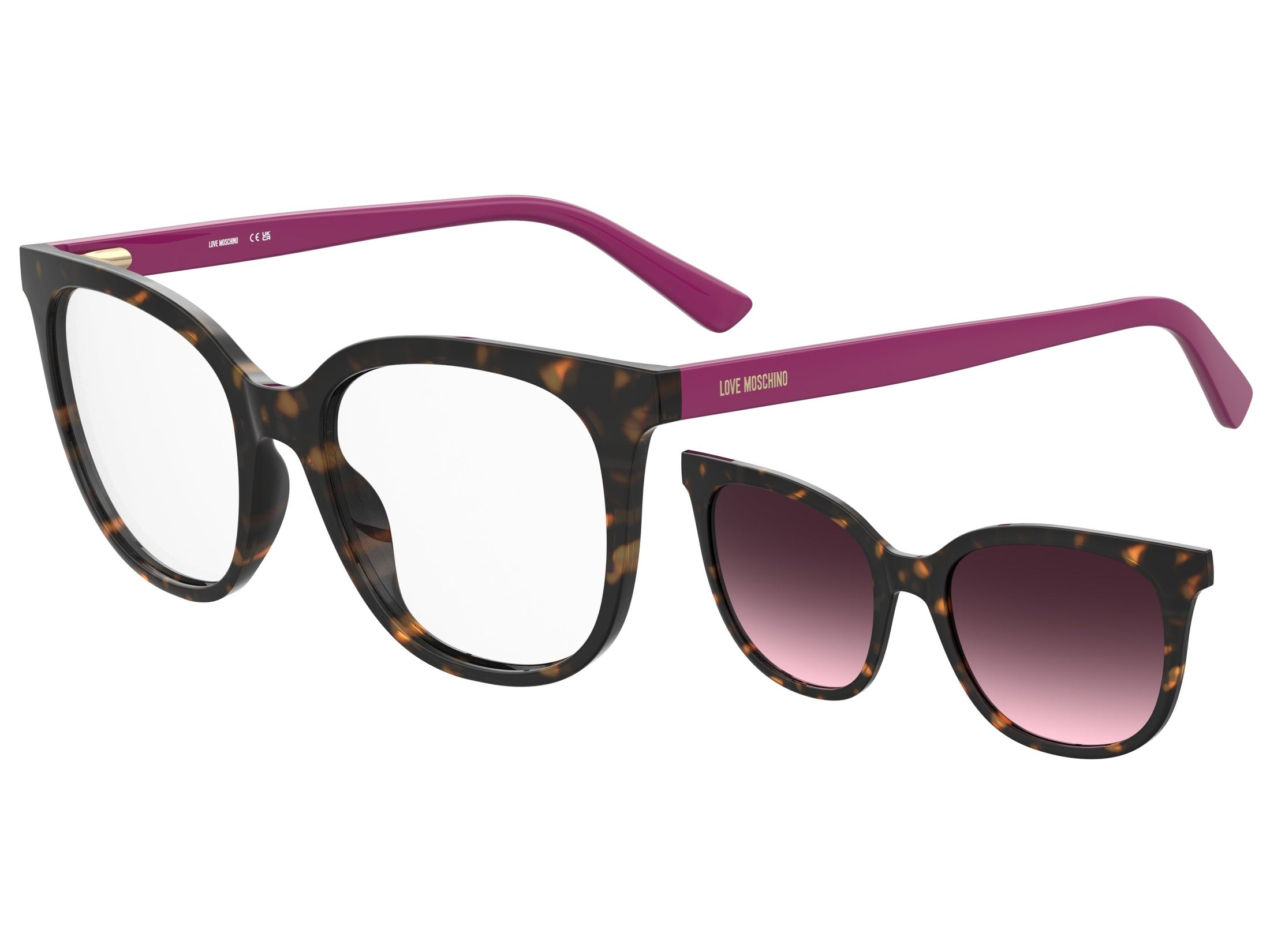 Love Moschino Clip On Frames