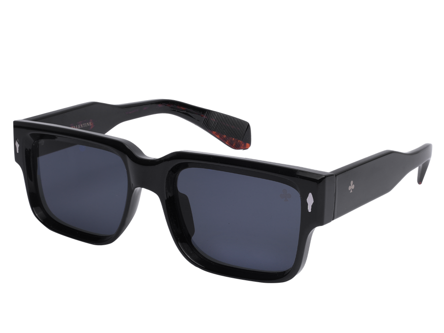 Rosa Valentine Square Sunglasses - 9810 Black