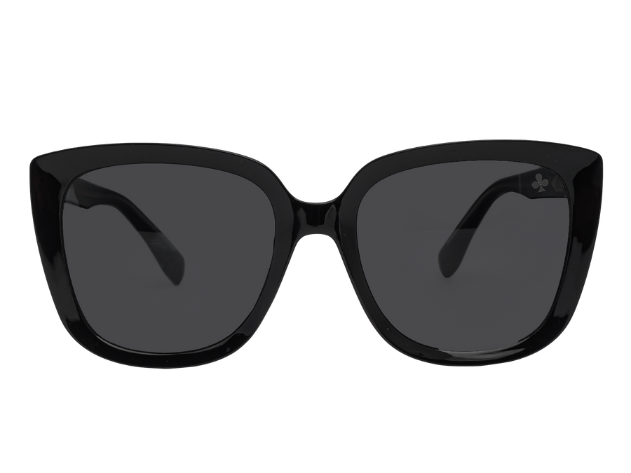 Rosa Valentine Square Sunglasses - 9813 Black