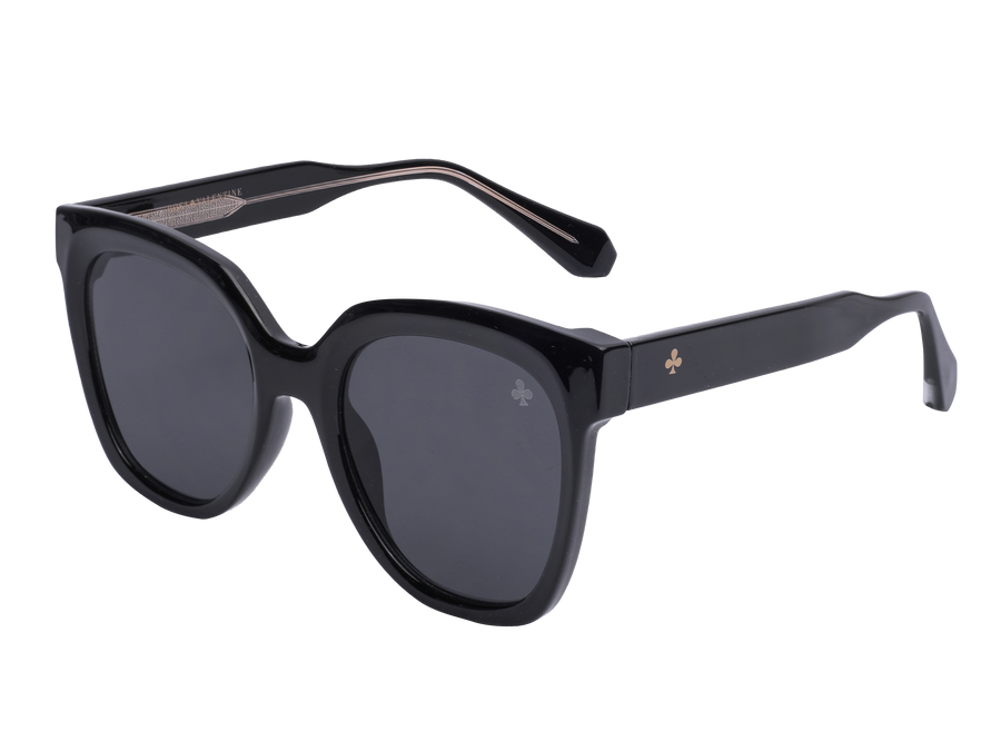 Rosa Valentine Square Sunglasses - 9817 Black