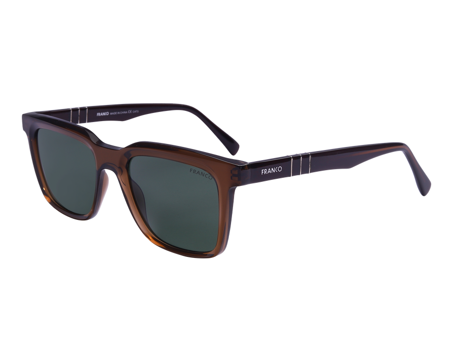 Franco Square Sunglasses - 9005 Brown