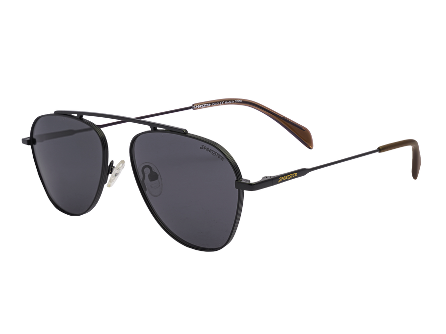 Sportster Round Sunglasses - GLT9109 Black