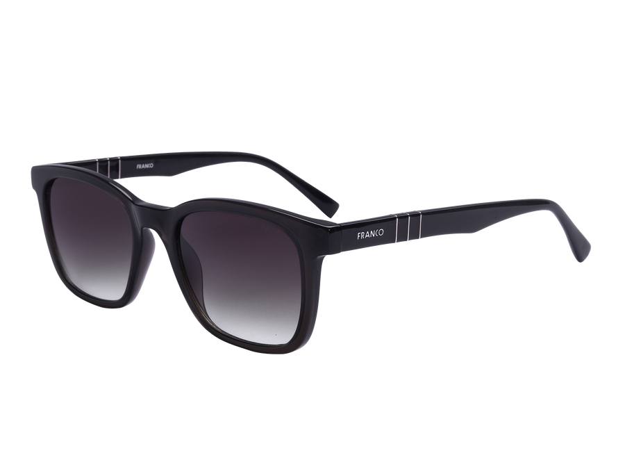 Franco Square Sunglasses - 9002 Black