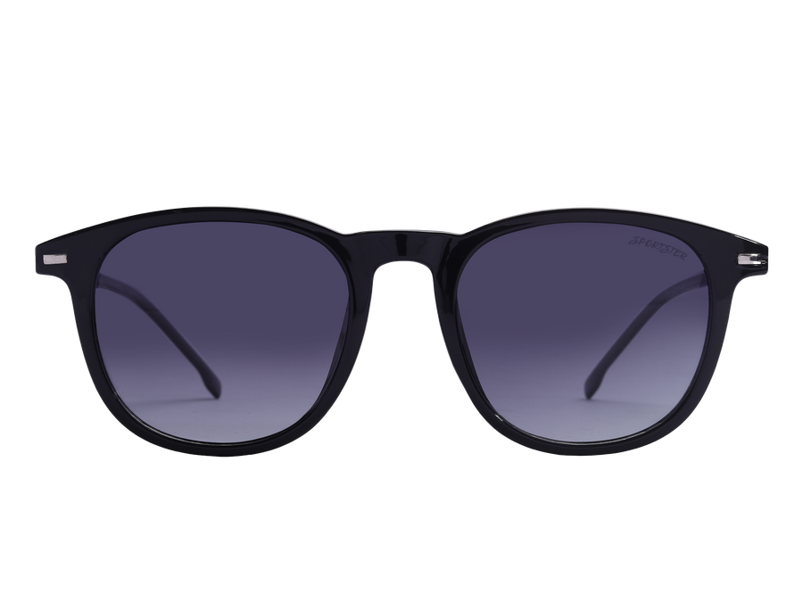 Sportster Square Sunglasses - B01121/S Black