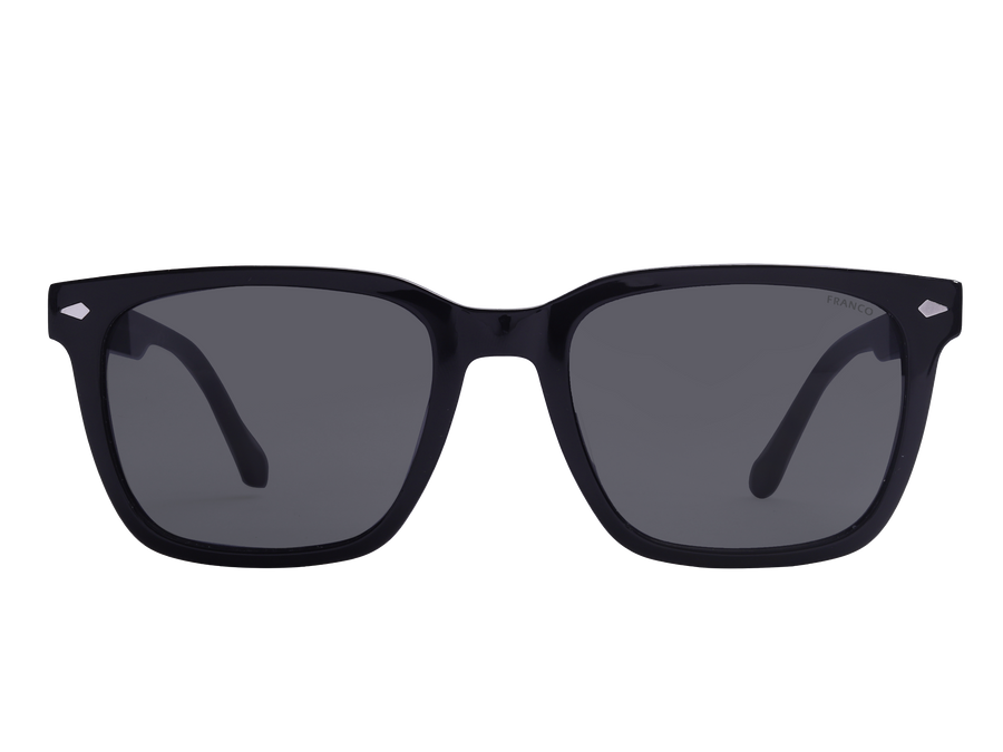 Franco Square Sunglasses - 3229 Dark Ruthenium