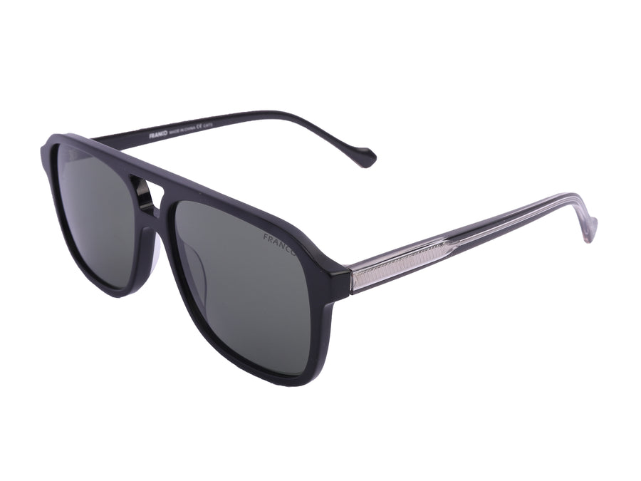 Franco Square Sunglasses - 3213 Matte Black