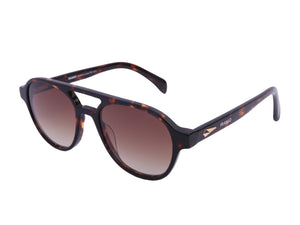 Franco Round Sunglasses - 3235 Brown