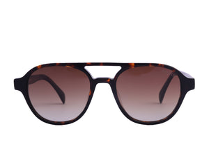 Franco Round Sunglasses - 3235 Brown