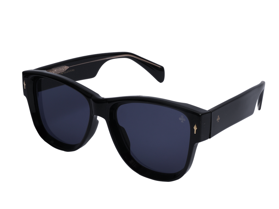 Rosa Valentine Square Sunglasses - 9801 Black