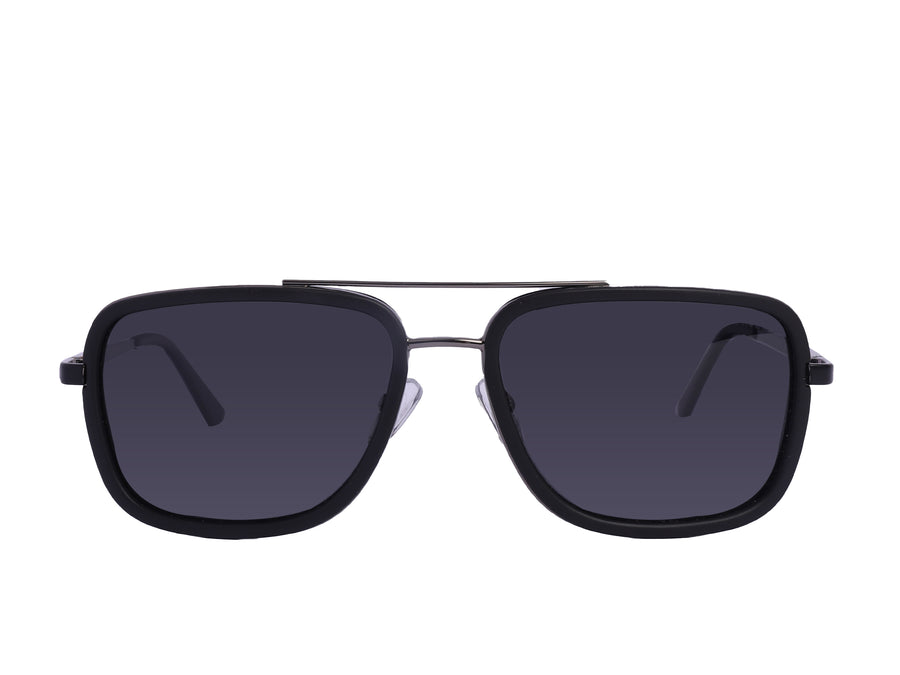 Franco Square Sunglasses - 8228 Black