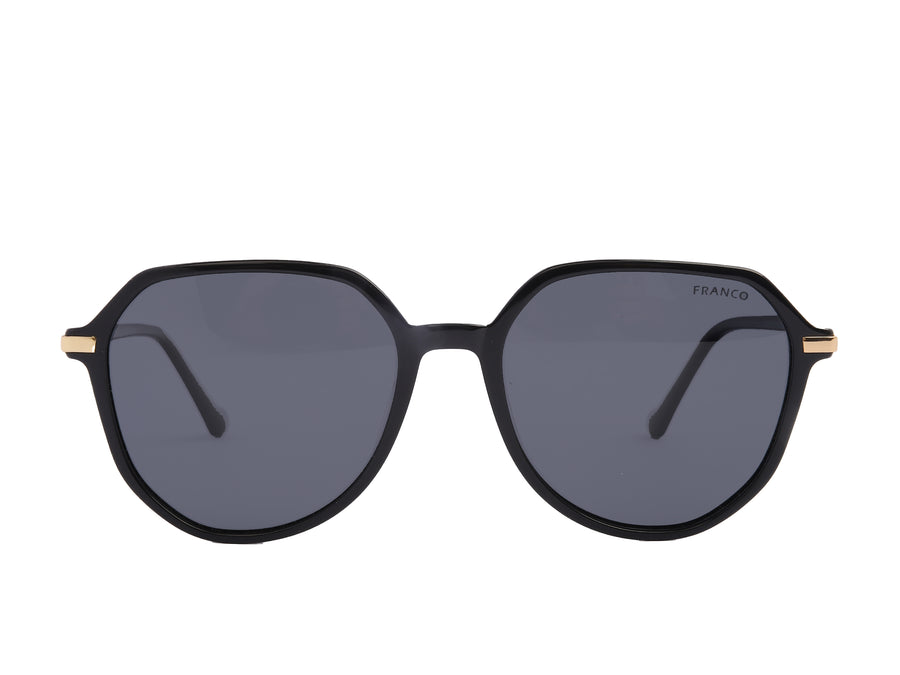 Franco Round Sunglasses - 82068 Grey