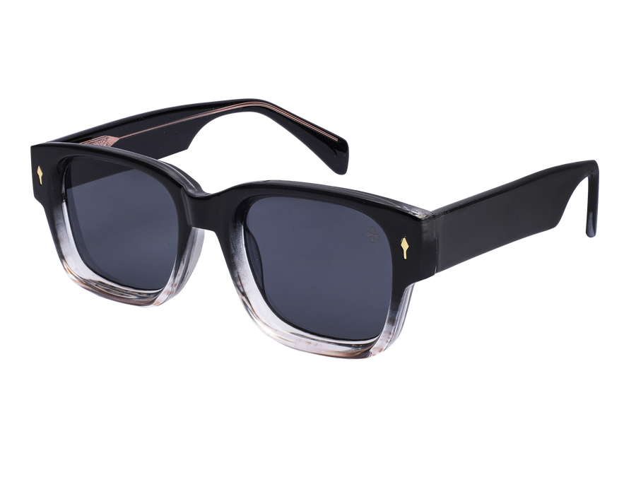 Rosa Valentine Square Sunglasses - 9805 Black