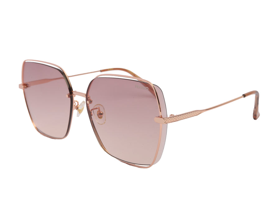 Franco Square Sunglasses - 7227 Matte Gold