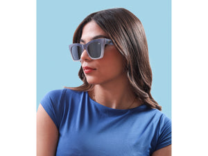 Rosa Valentine Square Sunglasses - 8801 Grey