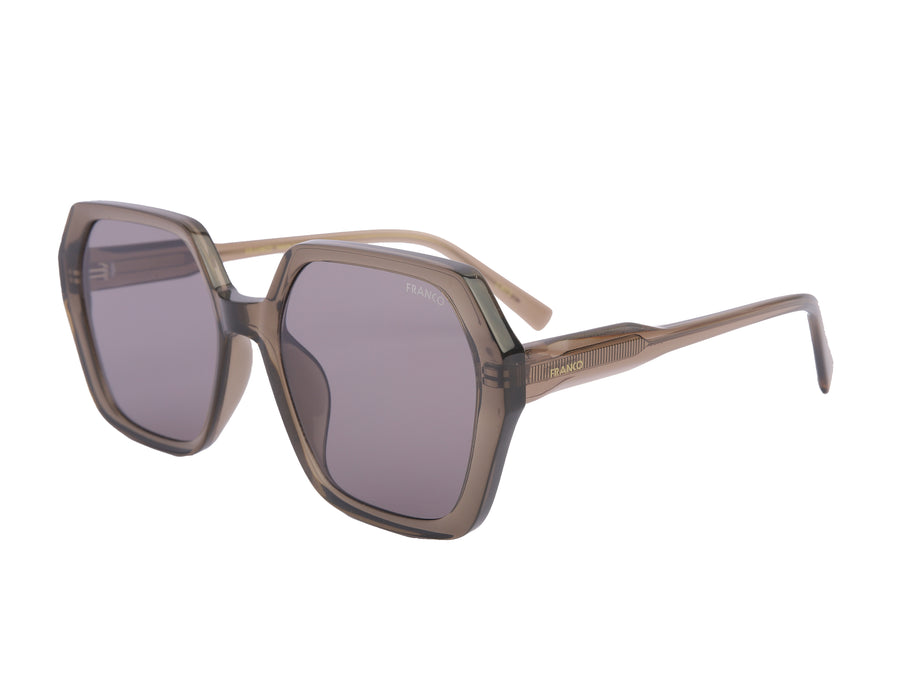 Franco Square Sunglasses - 9056 Crystal