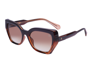 Rosa Valentine Square Sunglasses - 8805 Brown