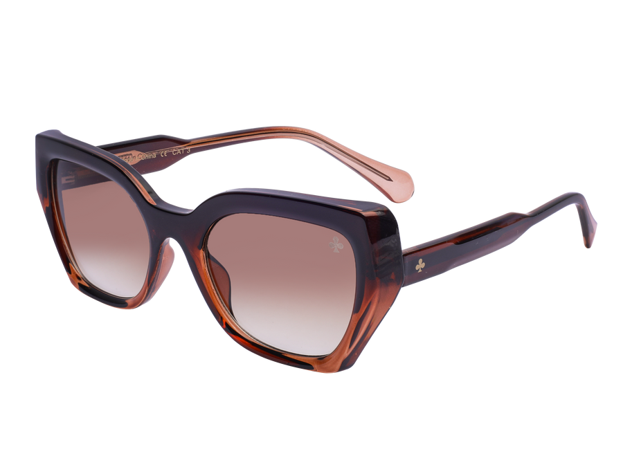 Rosa Valentine Square Sunglasses - 8805 Brown