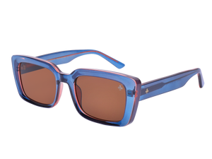 Rosa Valentine Square Sunglasses - 8807 Blue