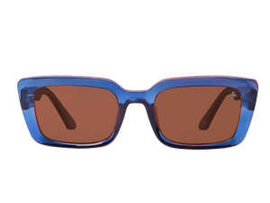 Rosa Valentine Square Sunglasses - 8807 Blue